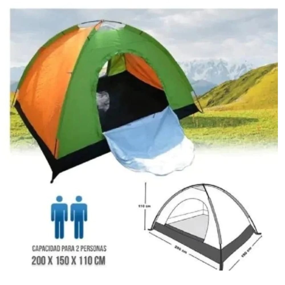 Carpa de Camping para 2 Personas