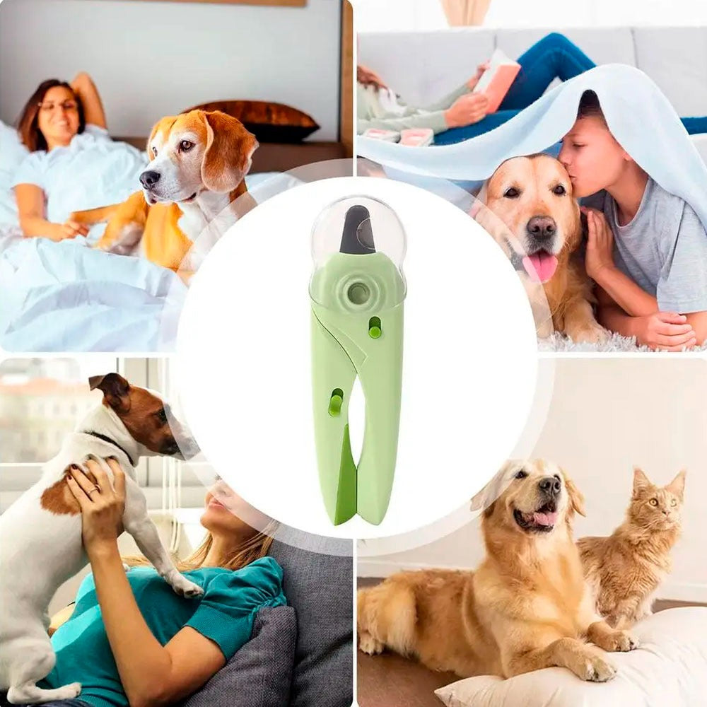 Cortaúñas LED para Mascotas | Corte Seguro y Preciso para Perros y Gatos