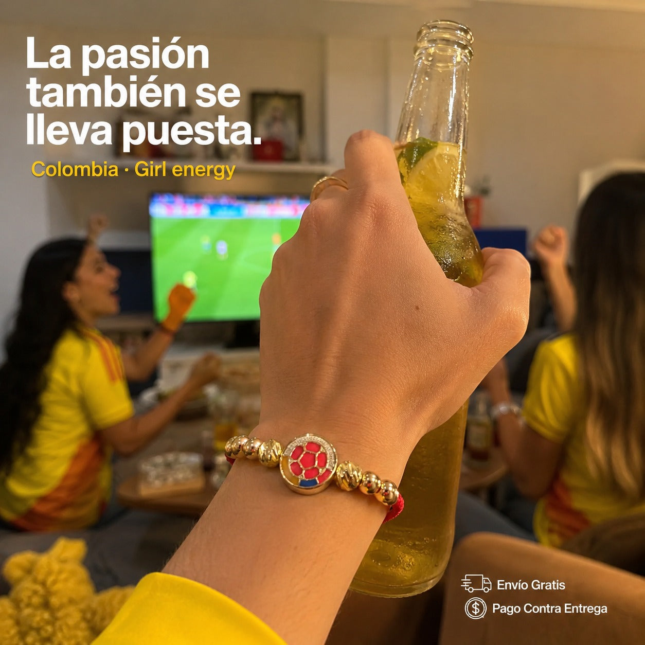 Manilla Selección Colombia Premium | Ajustable + Caja de Regalo